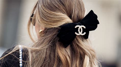 chanel hairstyle 2019|Chanel hairstyles black bow.